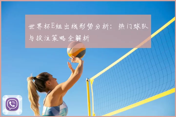世界杯E组出线形势分析:热门球队与投注策略全解析